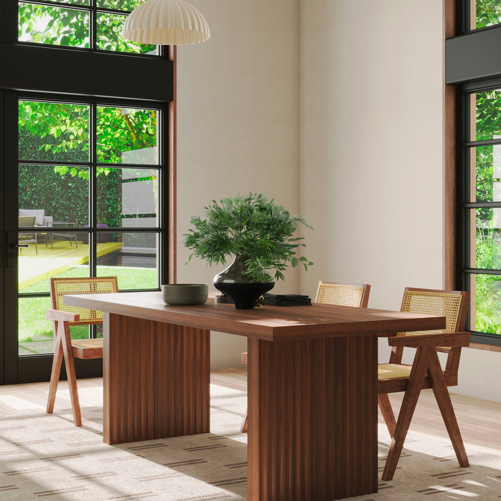 Choosing the Right Wood Color for Your Dining Table: Walnut, Light Oakwood, or Black Wood?