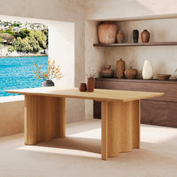 Altura dining table - Light wood