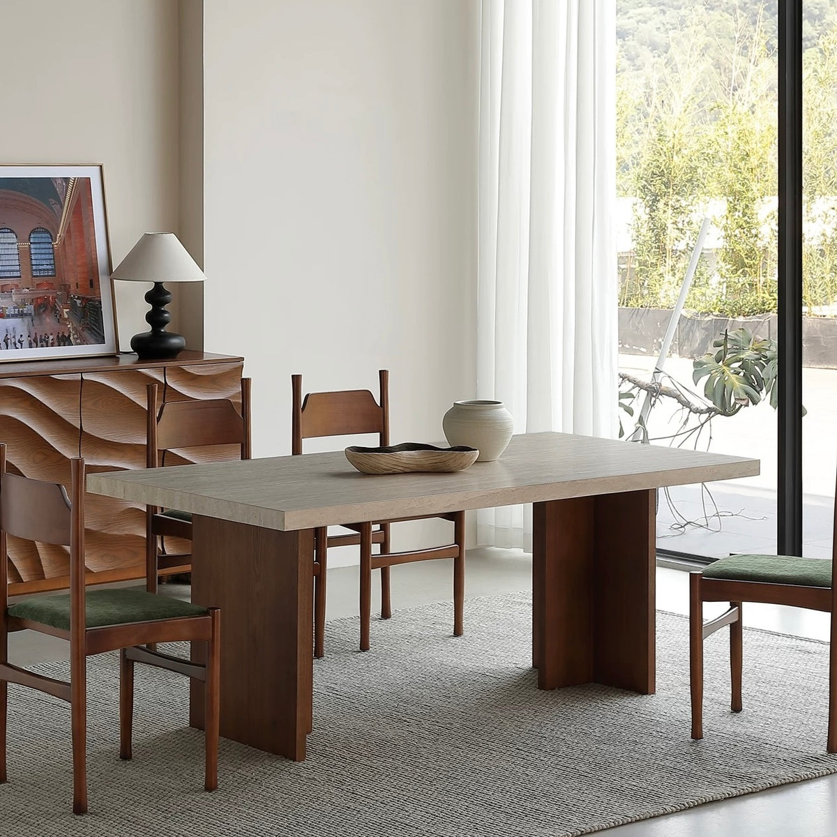 Ylva sintered stone dining table – COMO decor
