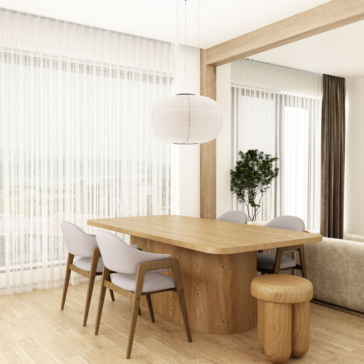 Aalto dining table - Light wood