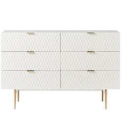 Agna chest of drawers - white