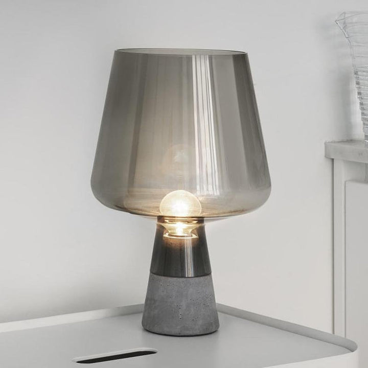 Edel table lamp - smoke grey