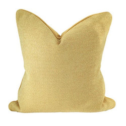 Cotton canvas cushion - Yellow