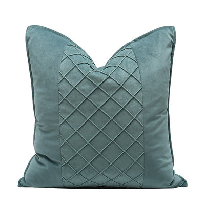 Pieced cushion - Seafoam green