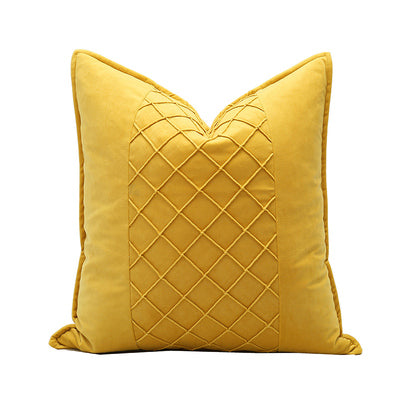 Pieced cushion - Yellow