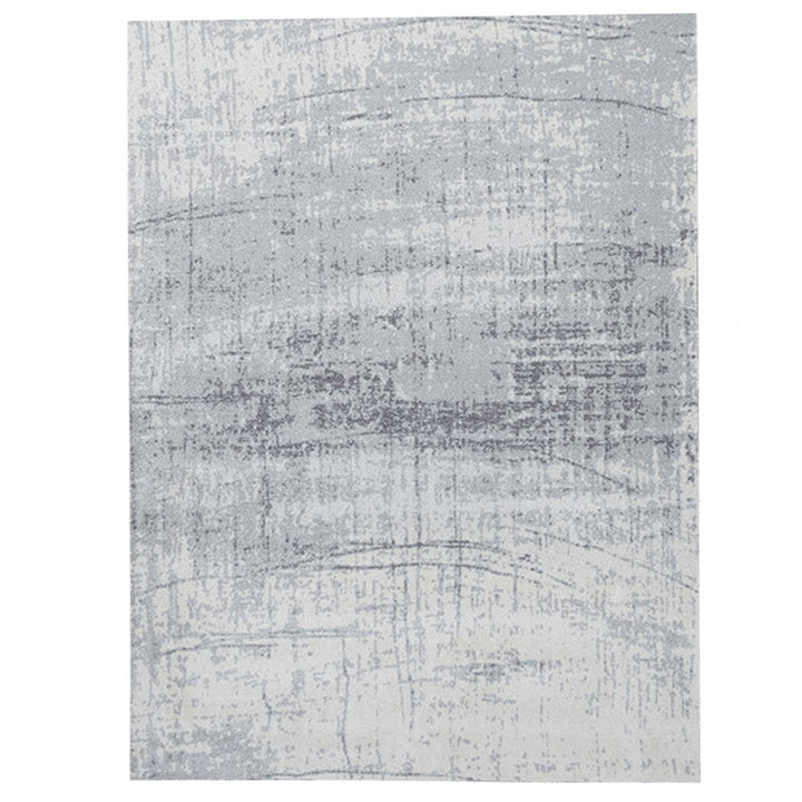 Distressed grey rug