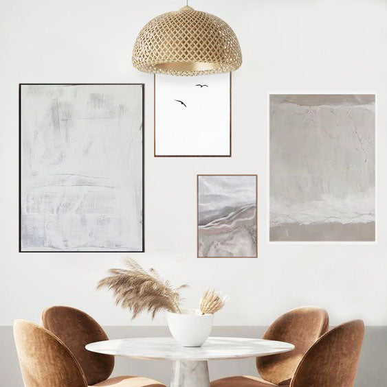 Modern minimalist wall art set