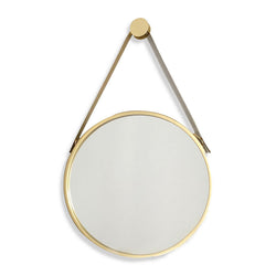 Monte round mirror - gold